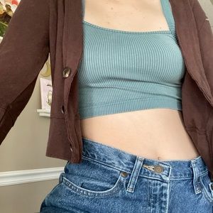 Quarter Sleeve Cropped Cardigan